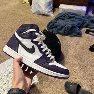 Jordan one Court Purple